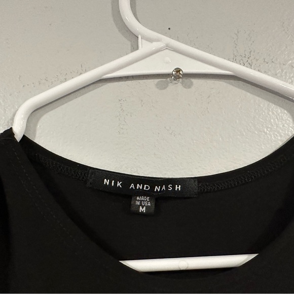 Nik and Nash Black Sleeveless Tunic Dress Medium M - Picture 6 of 7